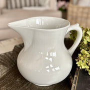 Large English ironstone jug         (c. 1880–1910)