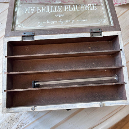 Vintage French-Style "Ma Petite Épicerie” Kitchen Box