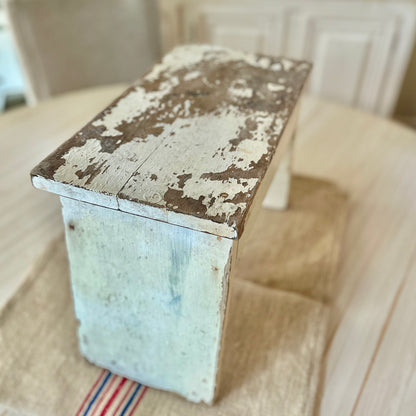 Timeworn Country Wooden Stool