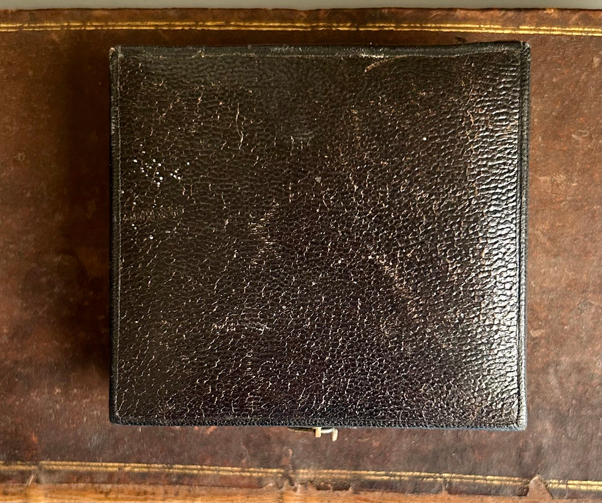 Antique Leather Mini Memory Box