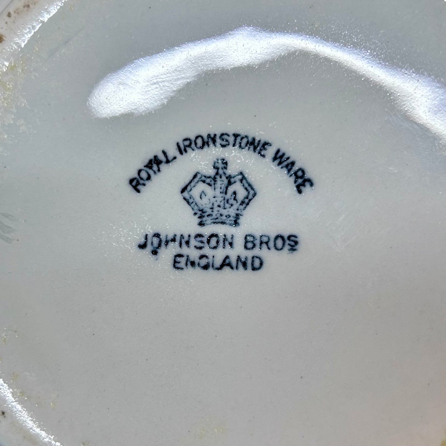 Antique Johnson Brothers Royal Ironstone Pitcher | England c.1900