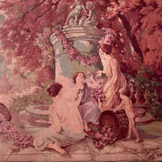 Vintage Italian Mounted Tapestry Panel