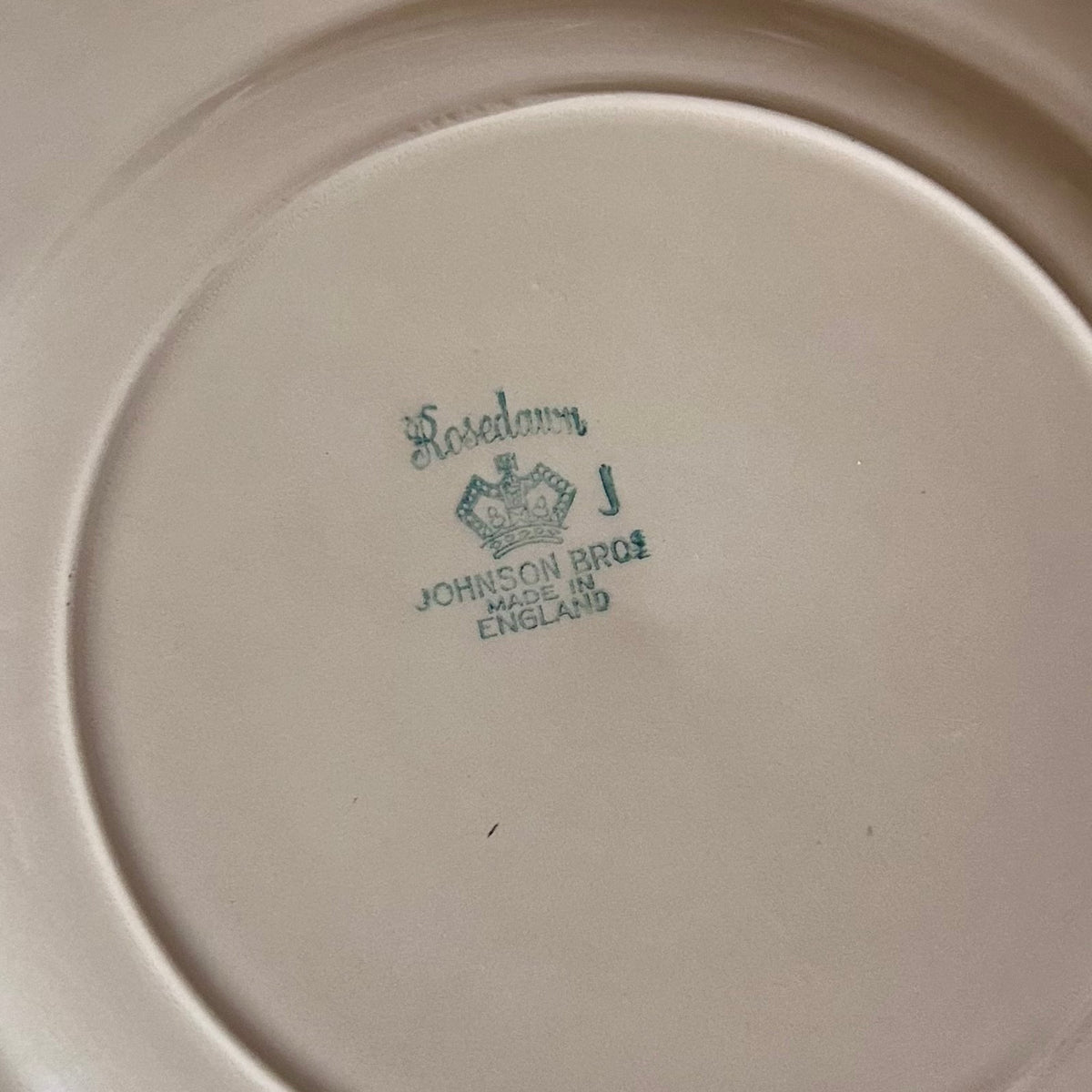 Johnson Bros. “Rosedawn” Pink Ironstone dinner plates set of 3
