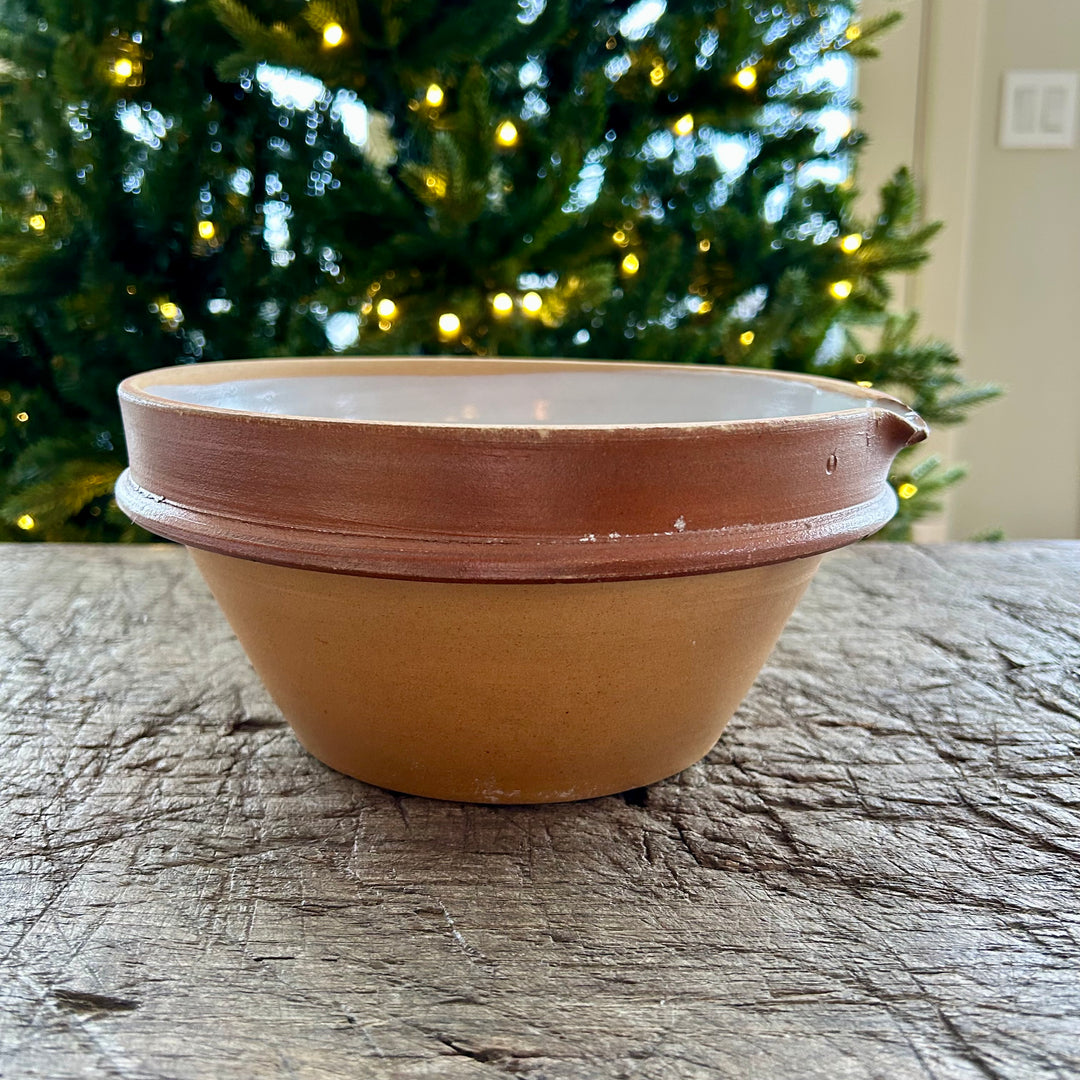 French stoneware mixing bowl