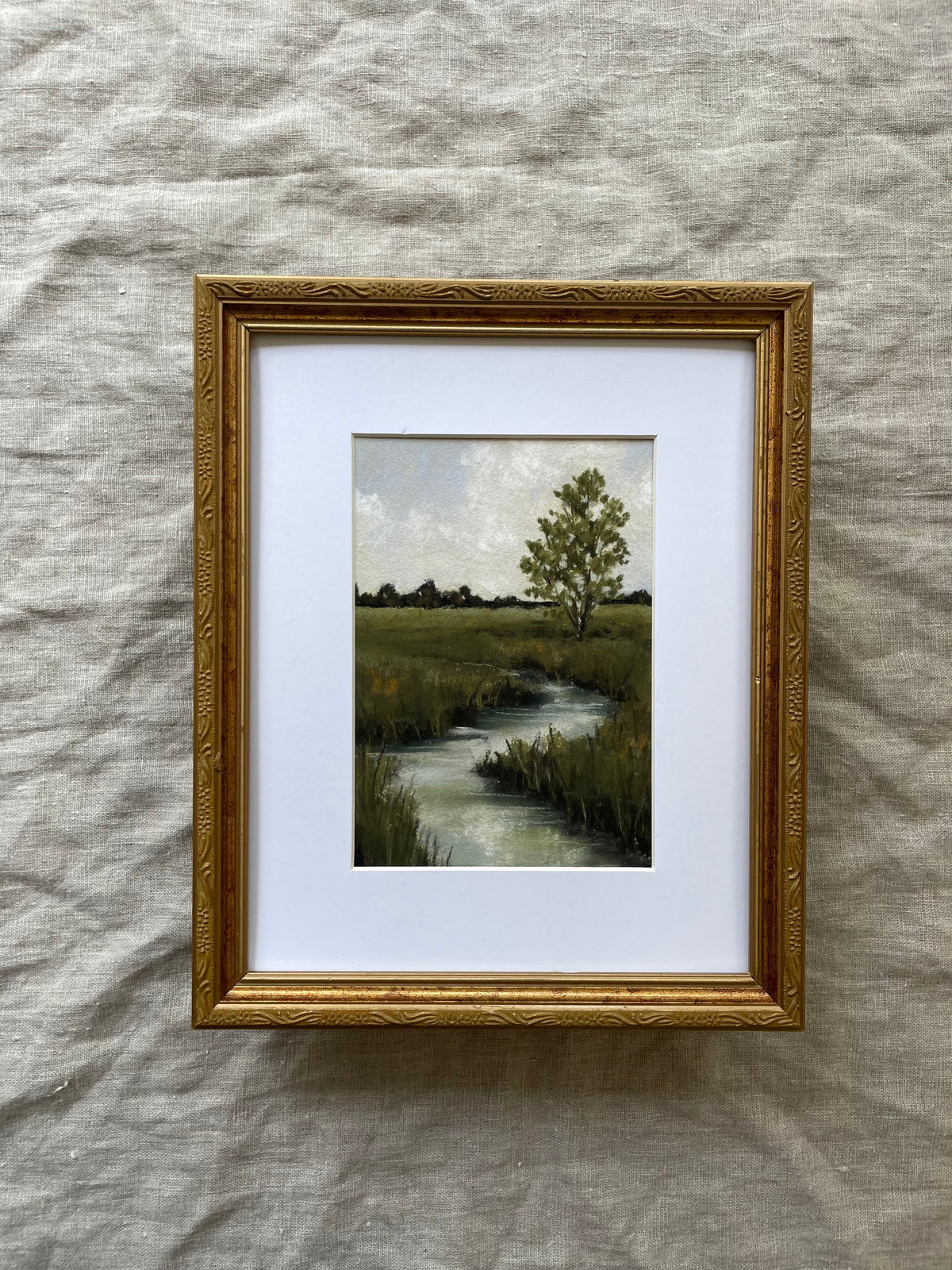 Quiet bend (framed)