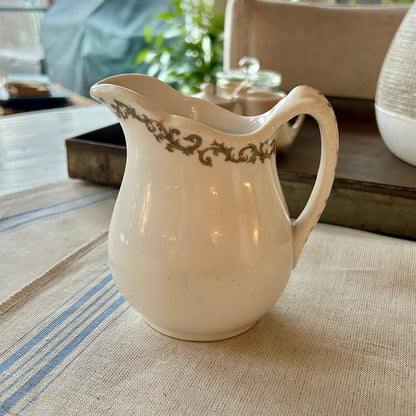 Edwardian Gold-Scroll Syracuse Creamer