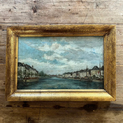 Le Port - Oil on Canvas