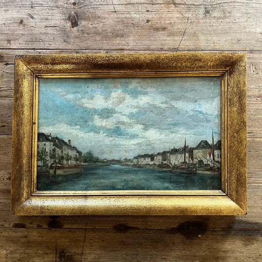 Le Port - Oil on Canvas