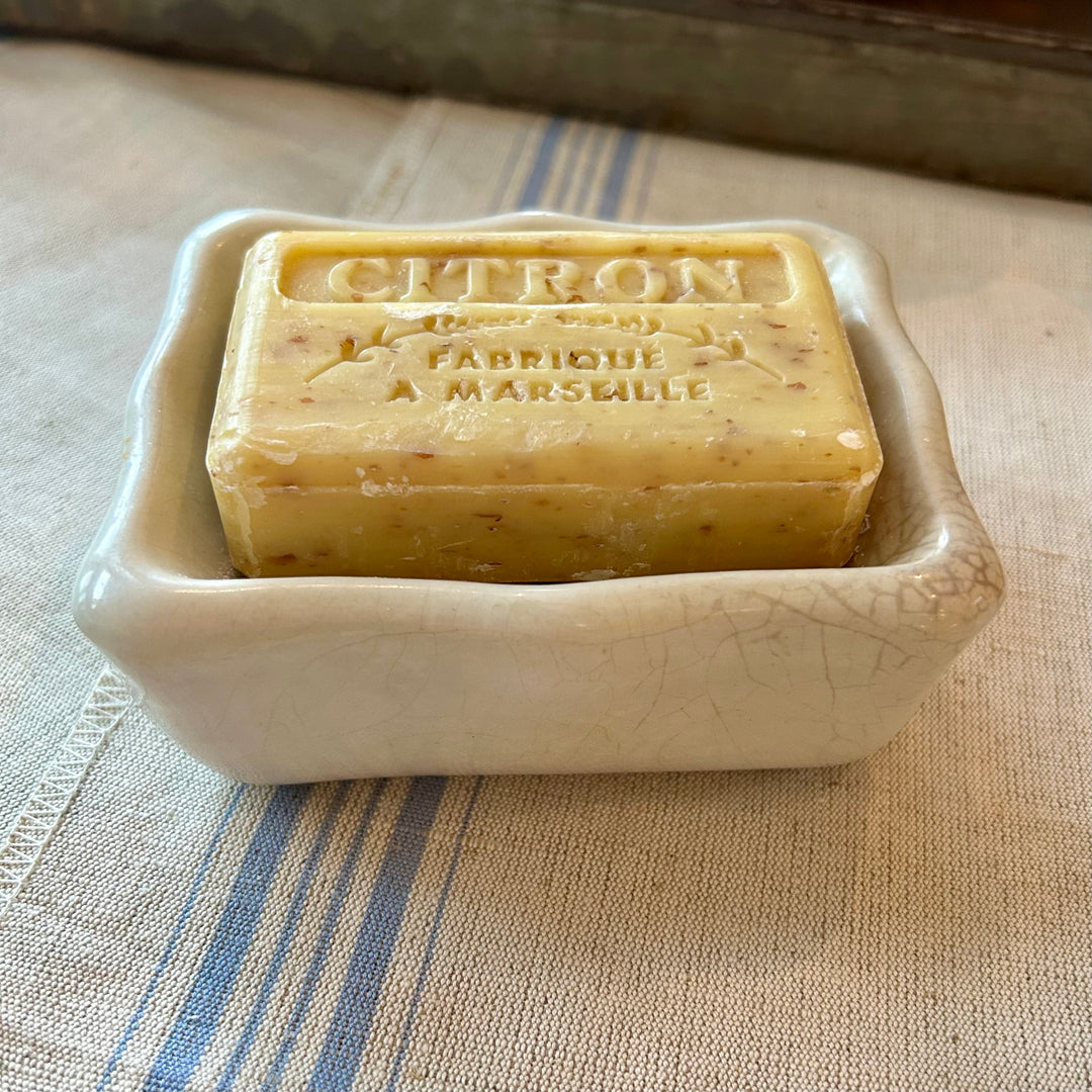 Antique Mellor & Co. Ironstone Soap Dish (c. late 1800s)
