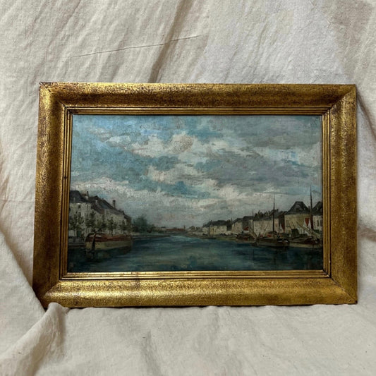 Le Port - Oil on Canvas