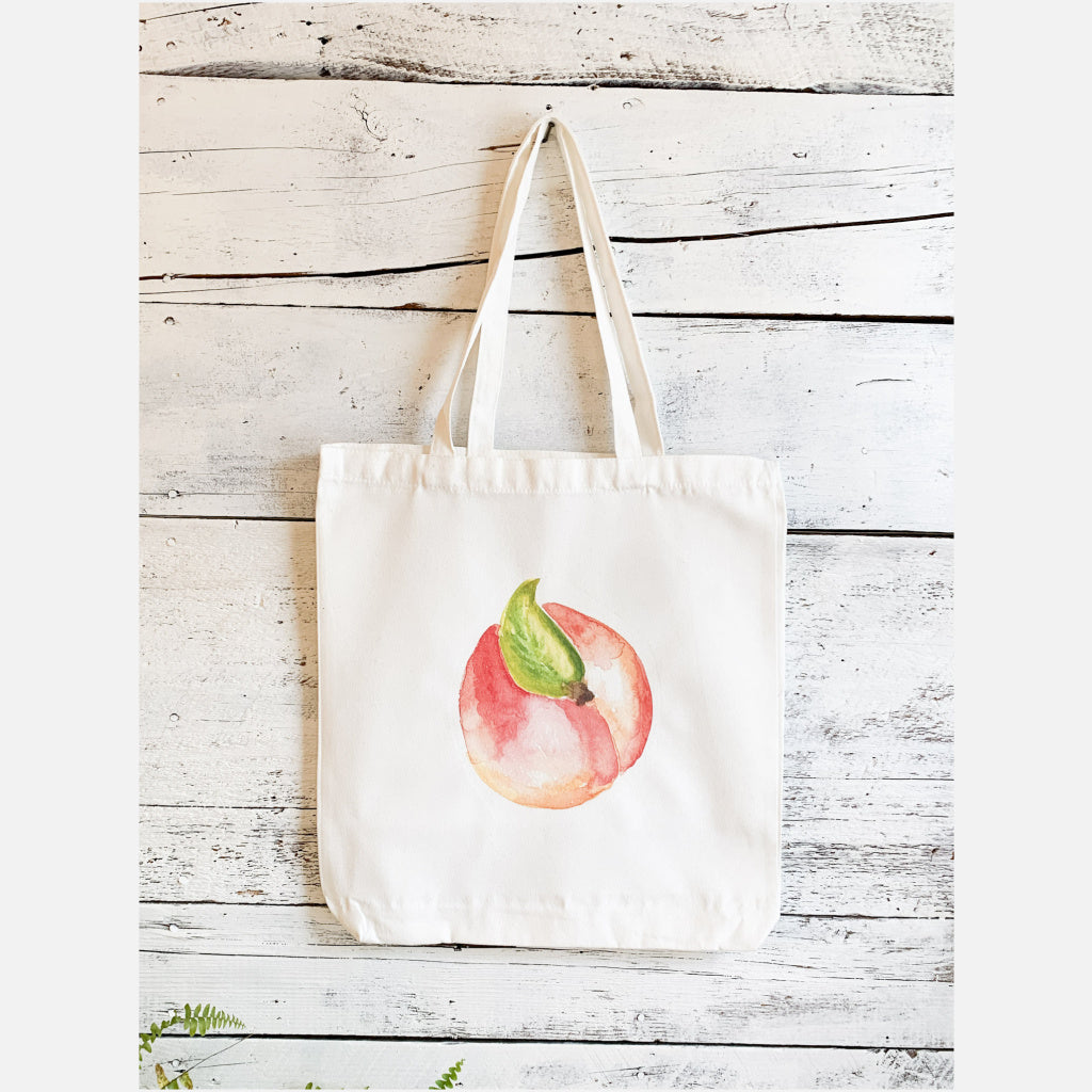 Peach market bag