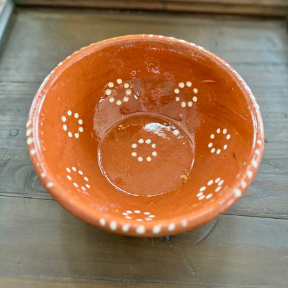 Pair of vintage French terracotta bowls