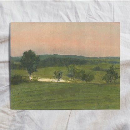 Dusk beckons (custom frame) 11x14”