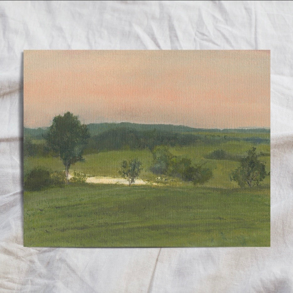 Dusk beckons (custom frame) 11x14”