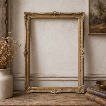 Vintage Ornate Gilt Rococo Revival Frame