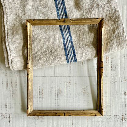 Antique French Gilded Frame with Carved Detail