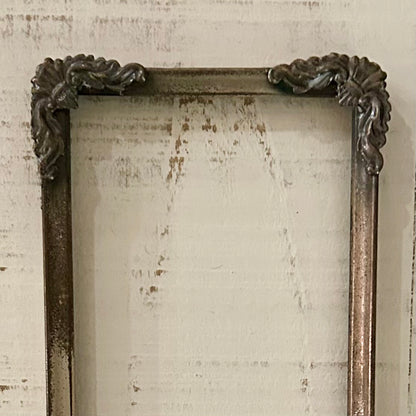 Detailed vintage metal frame