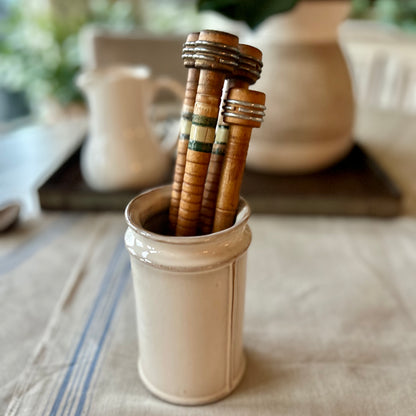 Set of Vintage English Mill Bobbins — Set of Four