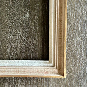 Petite antique wooden frame