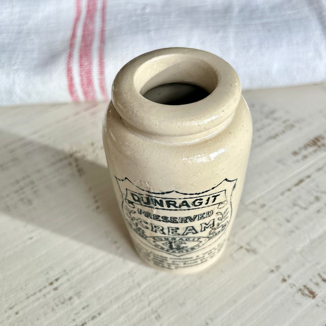 Antique Dunragit Preserved Cream Jar
