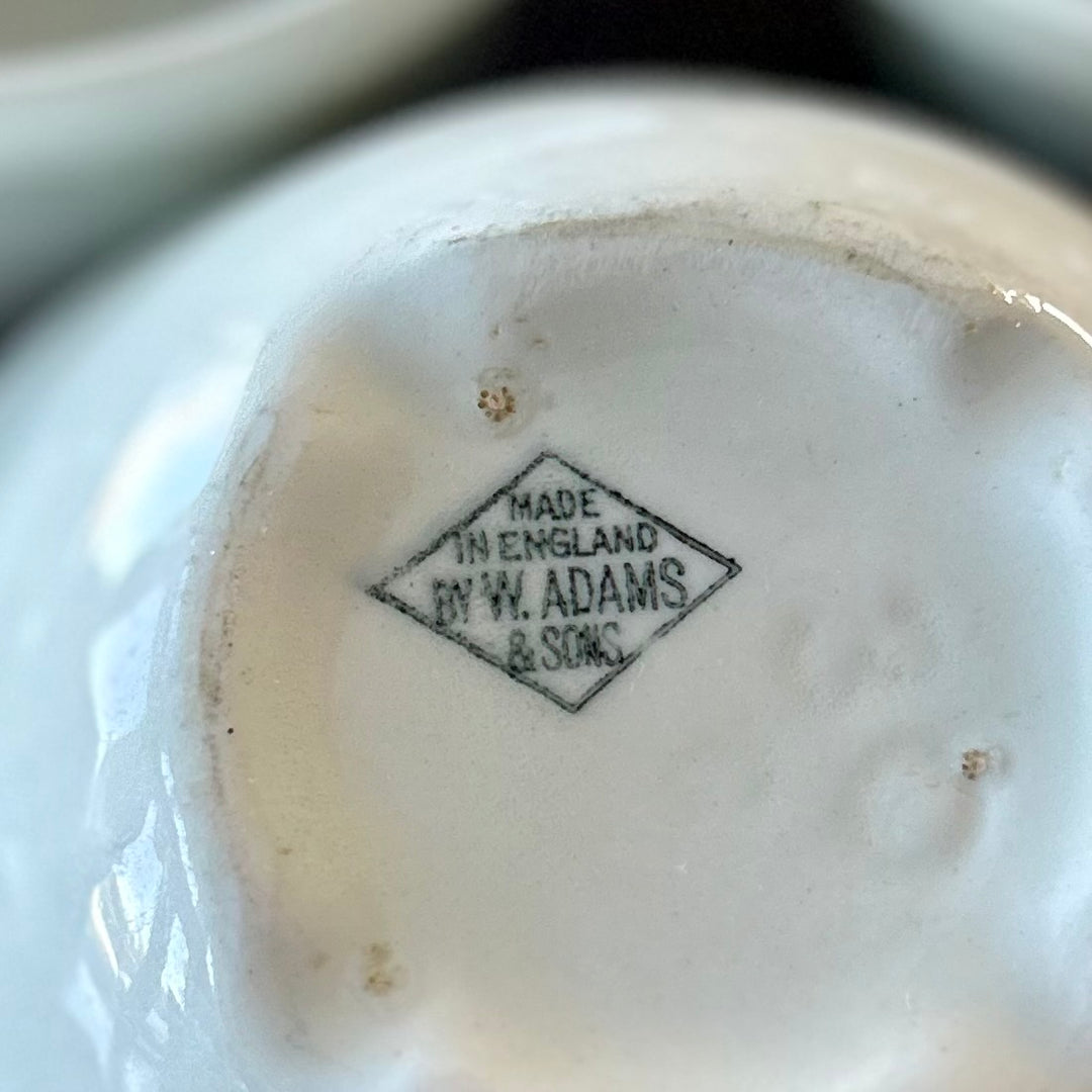 Vintage W.M. Adams Ironstone Pudding Bowls – Set of 3