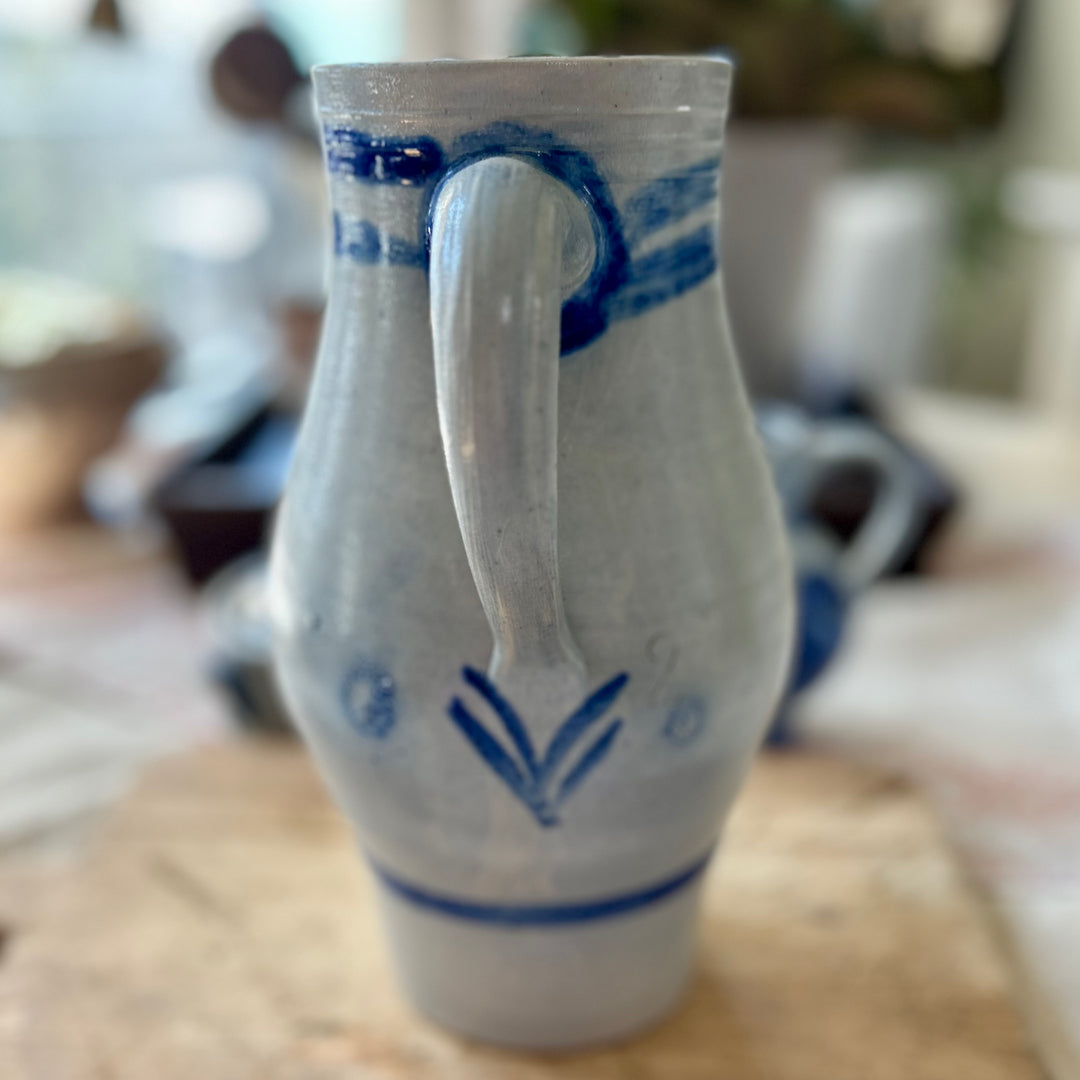 Antique Alsace Stoneware Pitcher