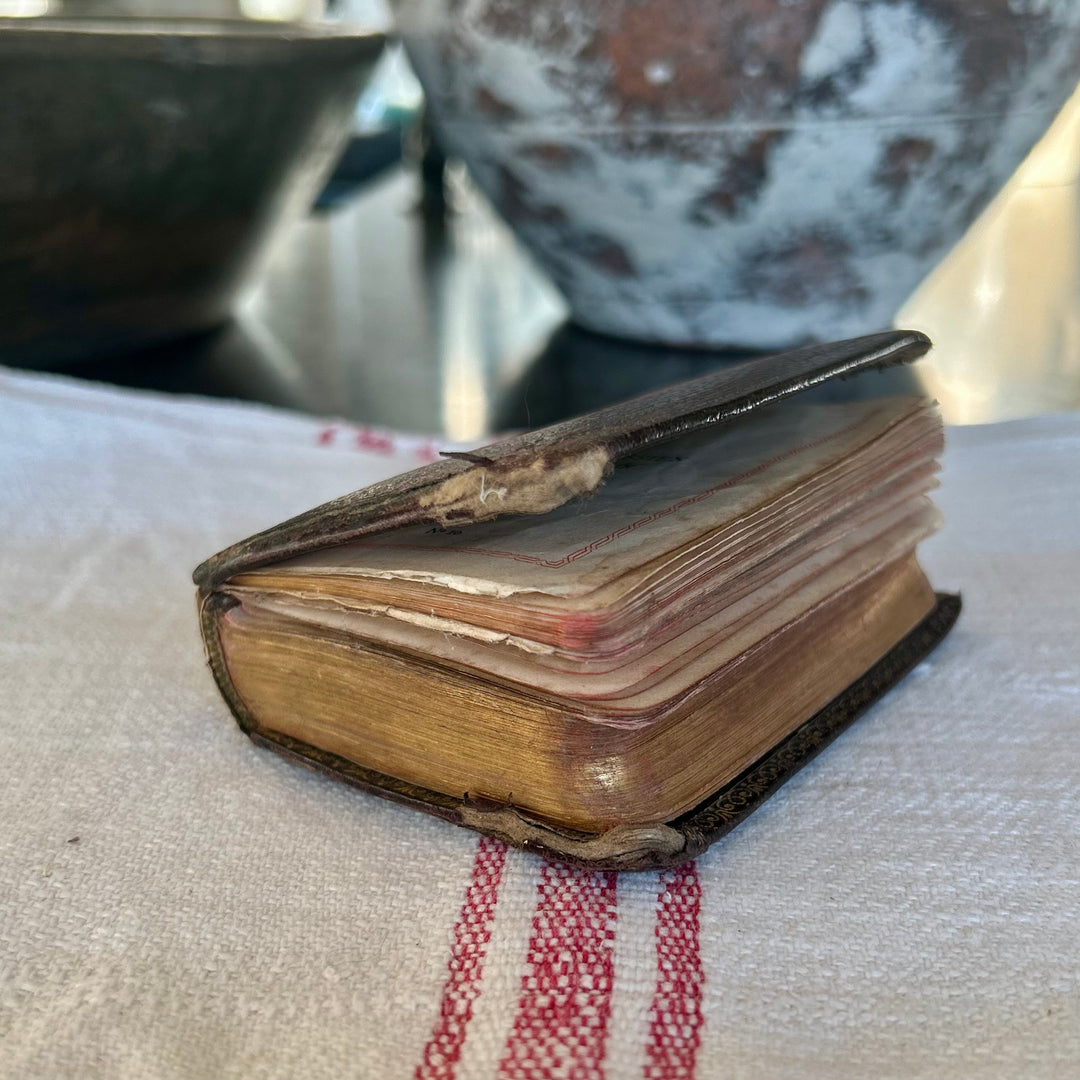 Antique 1891 French Paroissien Romain Prayer Book – Limoges Edition