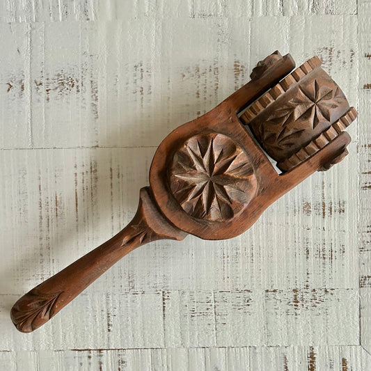 Antique Hand-Carved Butter Roller, 19th century