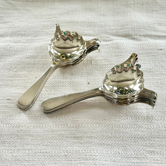 Set of 8 Vintage Silverplate Brandy Warmers – New Orleans Pattern