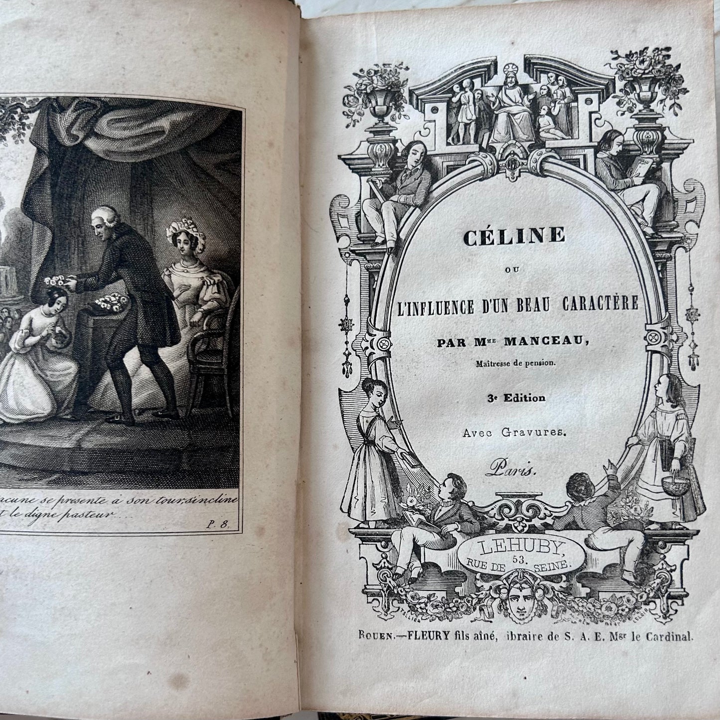 Set of Three Petite French Gilt-Bound Books | c. 1837–1844