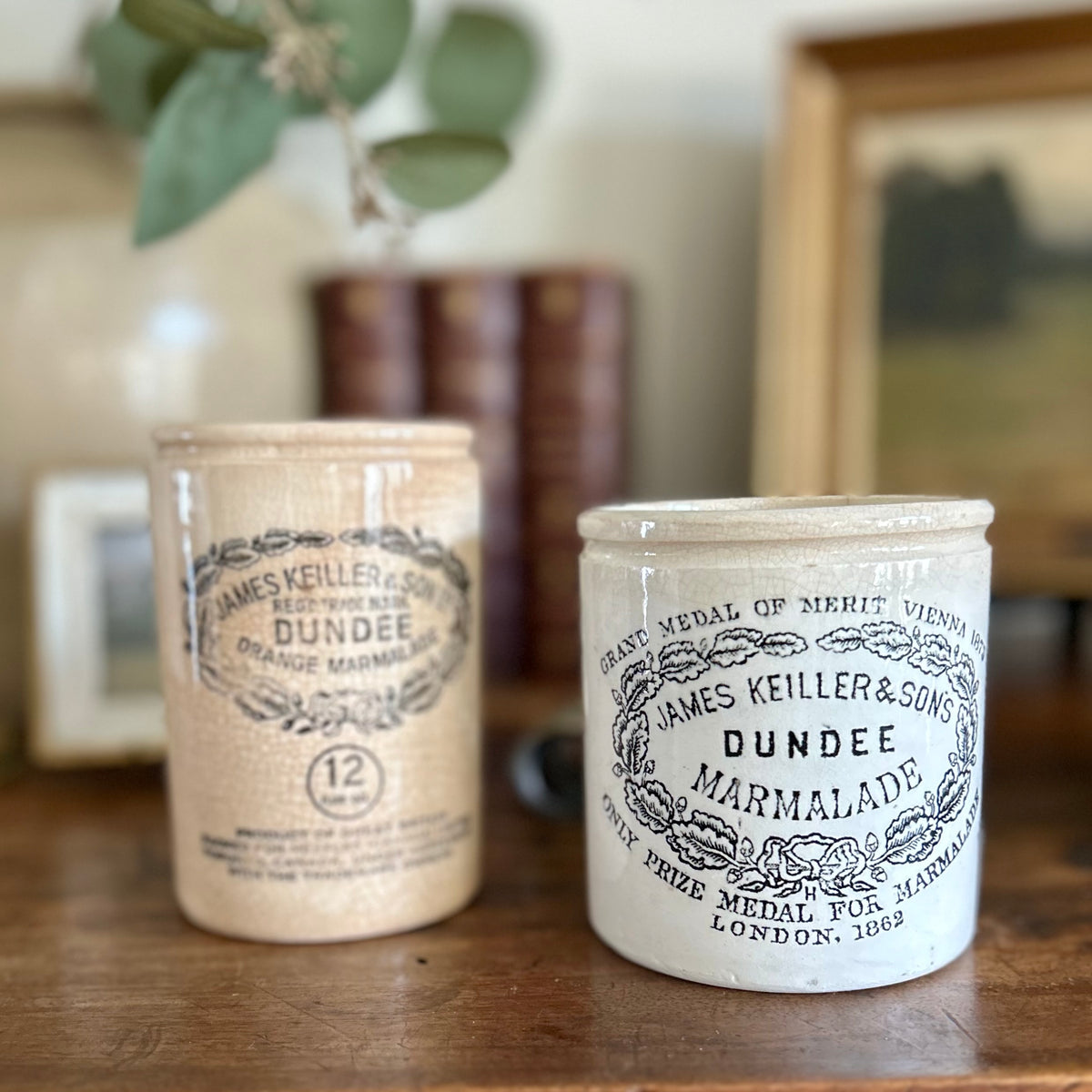 Vintage James Keiller & Son Dundee Marmalade Pot (12 oz – Nestlé Canada)