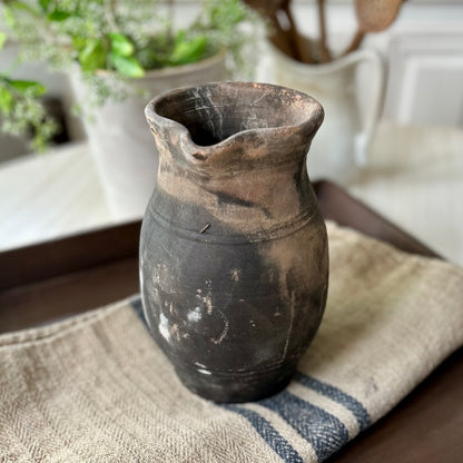 Antique Turkish Earthenware Pitcher