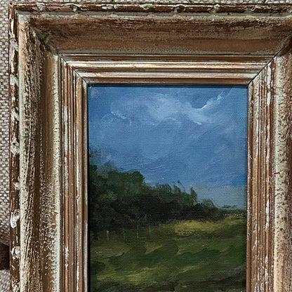 Along the fields edge - original acrylic
