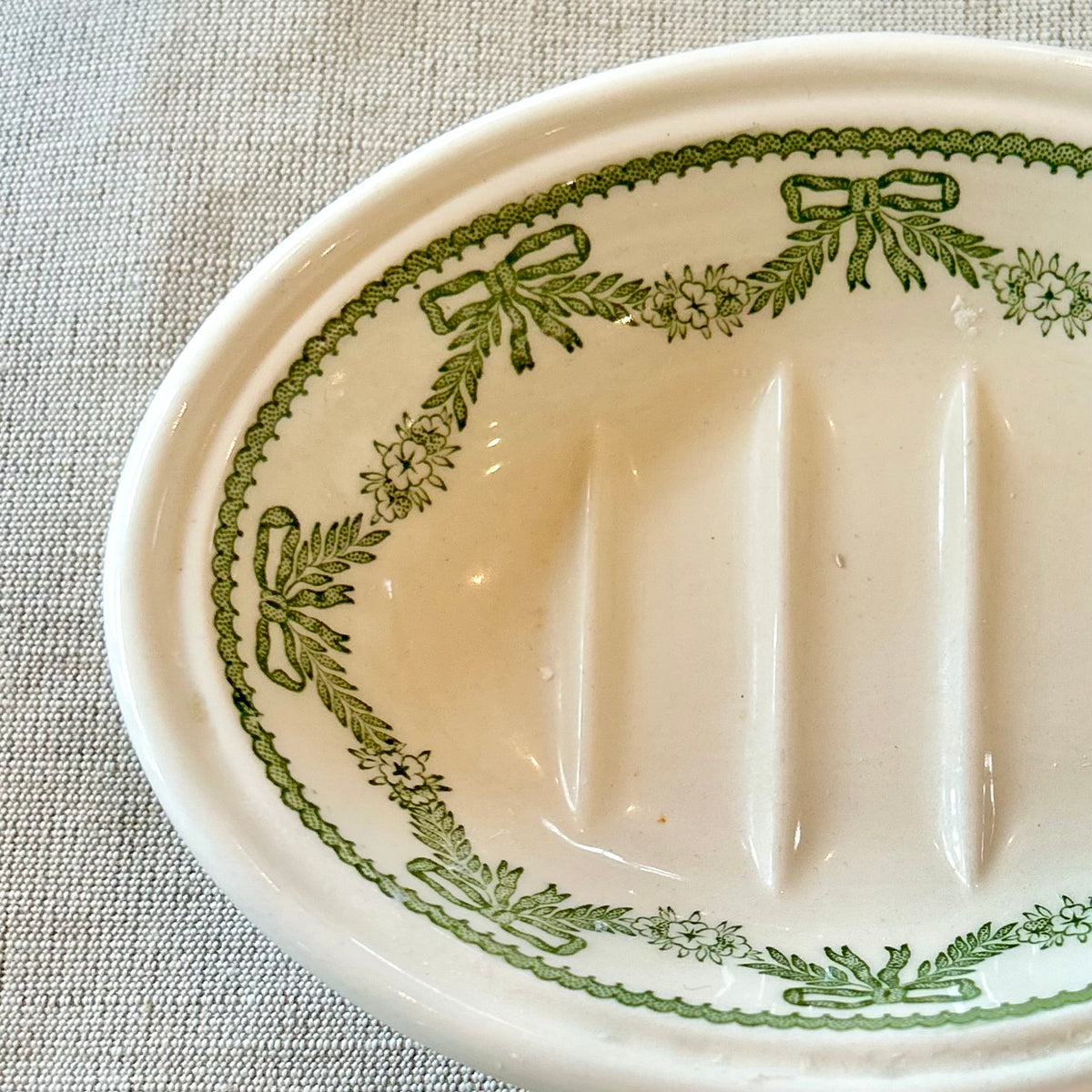 English Garland Soap Dish — Mason’s for Crabtree & Evelyn