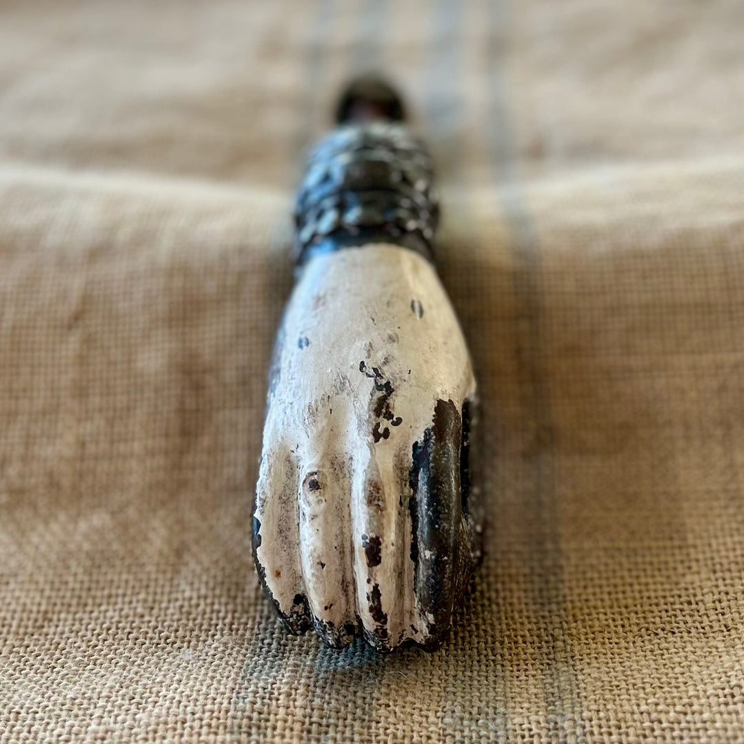 Antique French hand door knocker