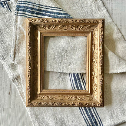 Antique French Gilt Floral Frame