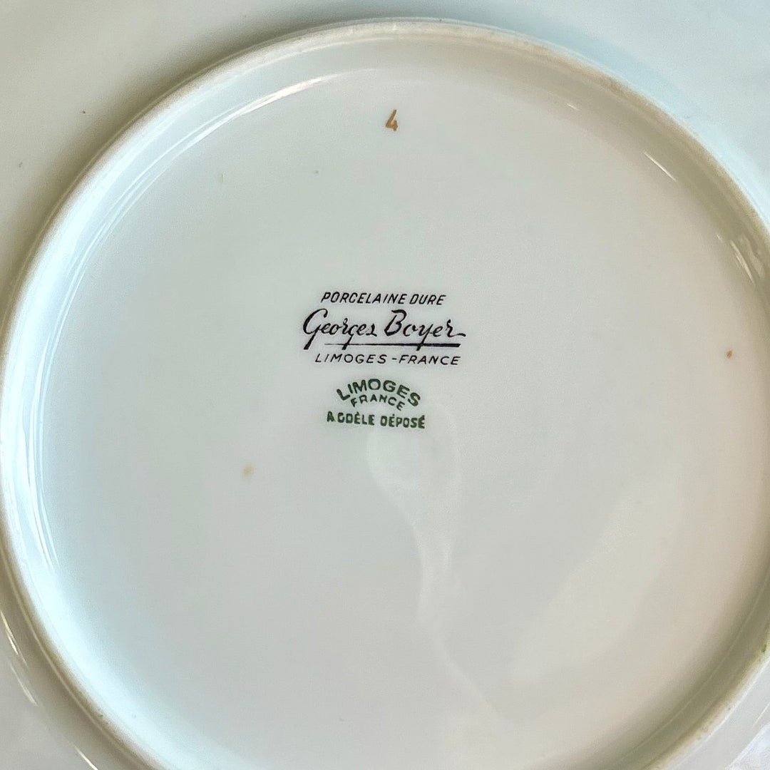 Georges Boyer Limoges Bird Plate
France, c. 1890–1910