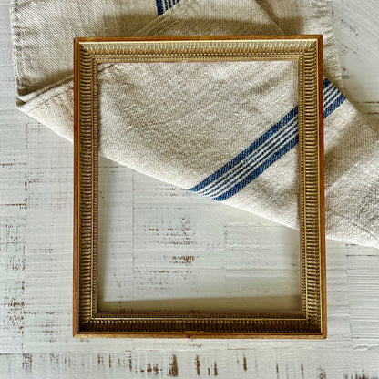 Antique French Gilt Frame with Fluted Detail