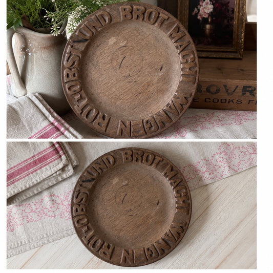 Vintage German Hand-Carved Bread Board | Circa 1920–1950