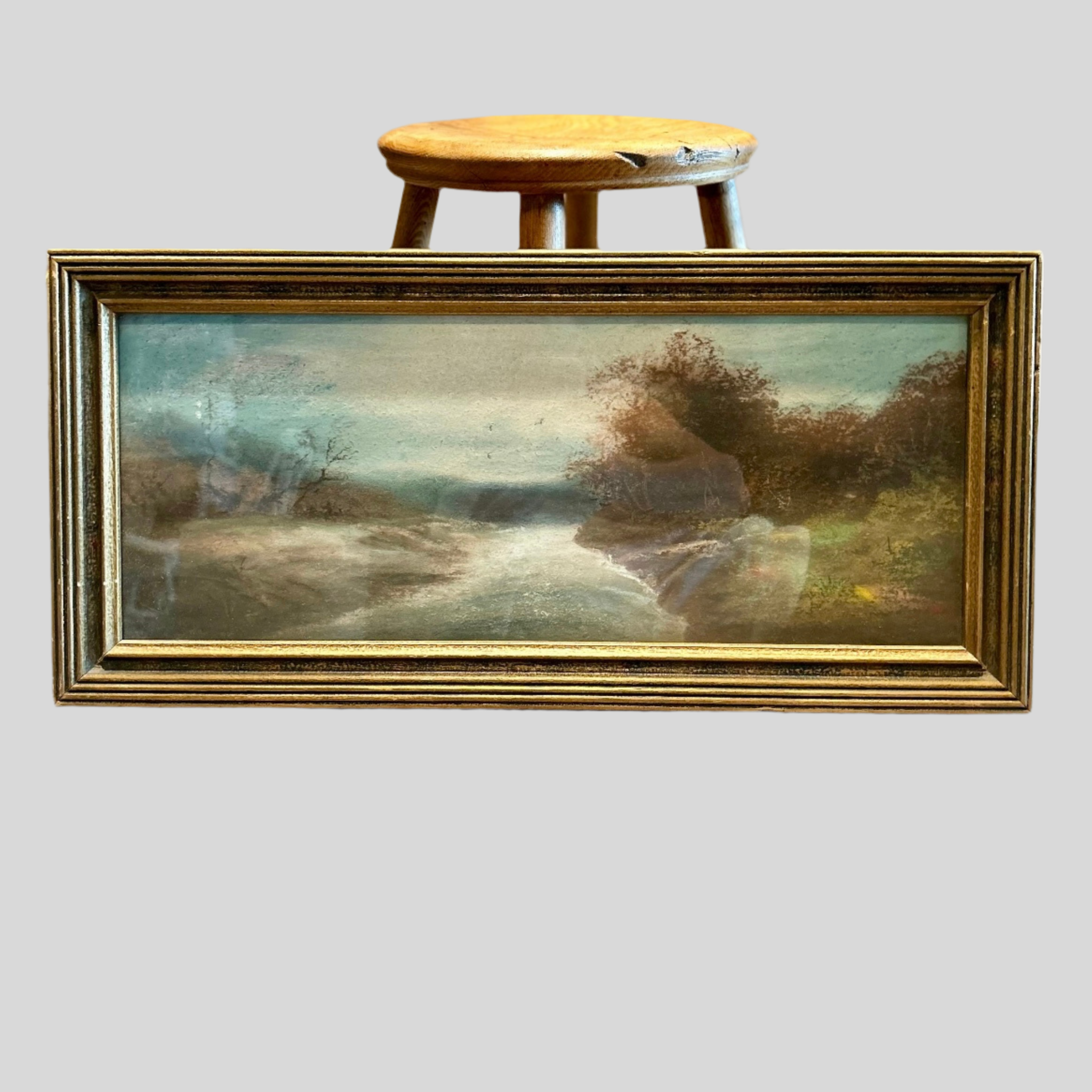 Antique River Landscape