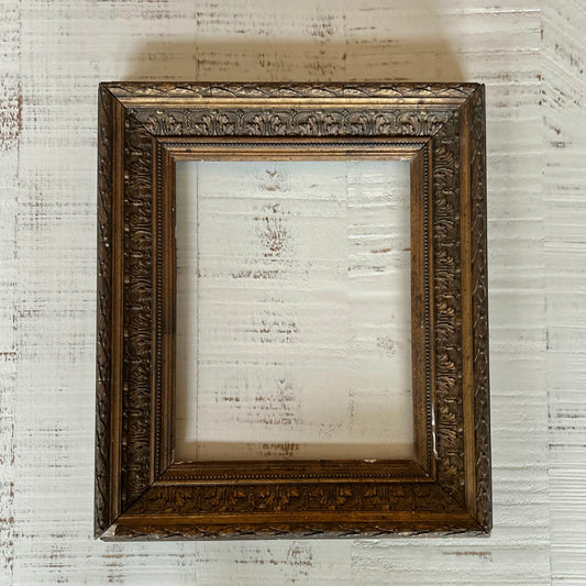 Vintage ornate wood frame