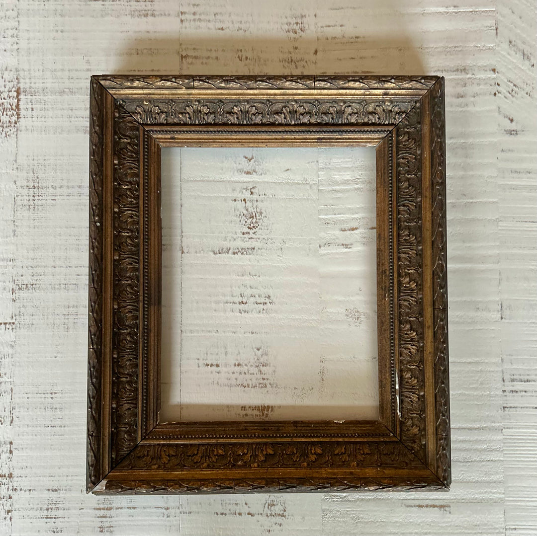 Vintage ornate wood frame