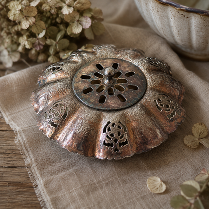 Antique Reed & Barton Silverplate Flower Frog (c. 1890–1920)