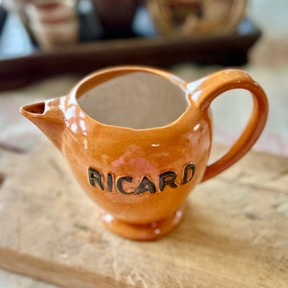 Vintage French Ricard Stoneware Pitcher