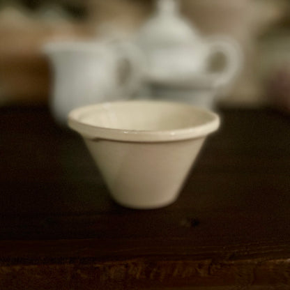 Antique Porcelain Tea Strainer