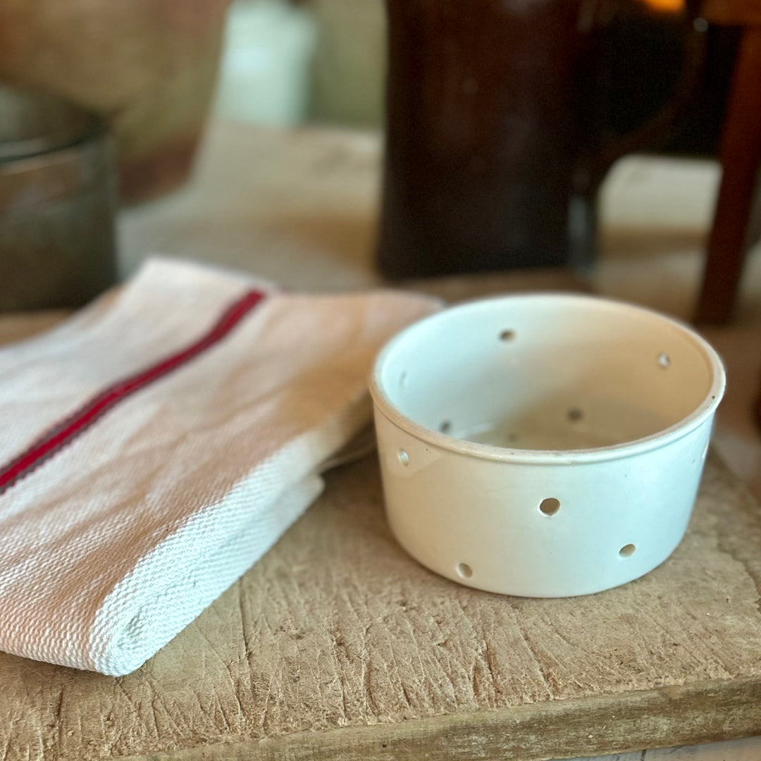 Vintage French cheese mold - faisselle pot