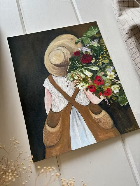 Gather (framed) 8x10”
