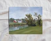 Beside still waters (custom frame)12x18”