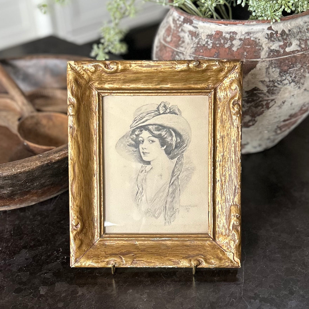 Softly Kept — Edwardian Portrait (After Archie Gunn, 1911)