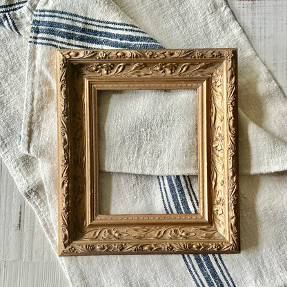 Antique French Gilt Floral Frame
